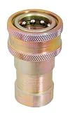 Snap-Tite QD-204 Industrial Interchange Quick-Disconnect Coupler 1/4 Coupling Size, 1/4 NPT End Fitting