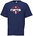 New Jersey Nets NBA On-Court Practice Anti-Microbial Performance T-Shirt