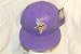 NFL Reebok Minnesota Vikings Leather Flat Bill Fitted Hat Cap (Size 7 3/4)