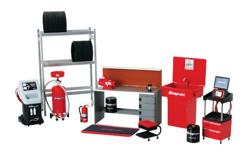 Normani Dickie-Schuco 413319003 - True Scale - Shop Zubeh&ouml;r Snap-On 1:18 Diorama, geschlossener Karton