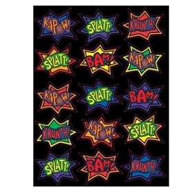  Super Hero Fun 3D Sticker Sheets