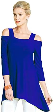 Stunning Clara Sun Woo, Peek a Boo shoulder Top or Tunic T101, Medium