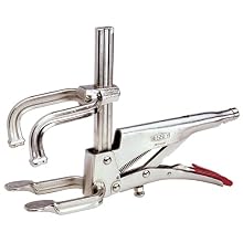 Bessey SG24-WF 4-Inch Jaw Capacity 3-Inch Throat Depth Welder's Fork Gripping Plier
