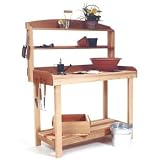 Western Red Cedar Wood Garden Workstation Potting Table