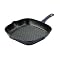 Chasseur Cast Iron 26cm Square Grill Pan Cobalt Blue