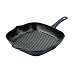 Chasseur Cast Iron Square Grill Pan, Cobalt Blue, 26cm