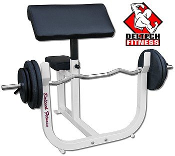 Deltech Fitness Preacher Curl Bench