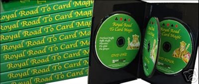 Royal Road To Card Magic with Rudy Hunter 4 DVD Set