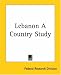 Book Lebanon A Country Study