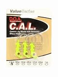D.O.A. CAL Jig Head 1/16oz 3per pk Chartreuse
