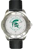 Michigan State University Spartans Mens Leather Sports Watch