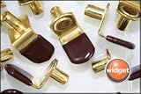 1/4 Brass L Shelf Pins w/ vinyl