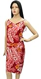 IMAGE OF Allover Cheery Printed Sarong Beach Wrap Apreco Cover up Paress Xmas Christmas Gift