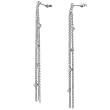 Sterling Silver Polished Balls Dangle Earrings