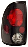 Anzo USA 211042 Dodge Dakota Black Tail Light Assembly - (Sold in Pairs)
