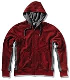Globe CJ ZIP REVERSIBLE Hooded Sweatshirt in Red/Grey
