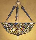 24W Tiffany Fishscale Inverted Pendant