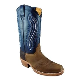 Radical Boot Men's Arizona Blue 18W Cowboy Boots