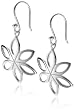 Sterling Silver Open Flower Earrings
