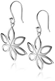 Sterling Silver Open Flower Earrings