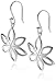 Sterling Silver Open Flower Earrings