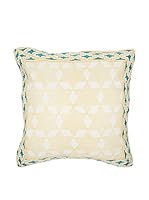 ICONS CORNER Cojín Artesanal (Amarillo / Verde)