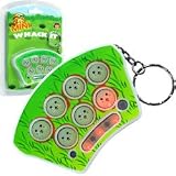 Mini Whack It Game Keychain with Sound and Lights Now You Can Enjoy Big Arcade Fun in a Convenient Travel Size with Mini Whack-it!