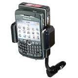 Buy Advanced Car Mount System for Blackberry - FM Transmitter and Charger - Hands-Free Calling -... 