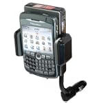 Advanced Car Mount System for Blackberry - FM Transmitter & Charger - Hands-Free Calling - Car Stereo MP3 Playback - for BOLD 9000 / 9700 - Curve 8520 GEMINI - World Edition 8800 / 8820 / 8830