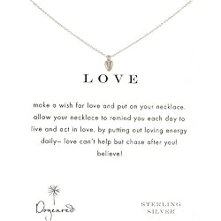 DOGEARED- Love Necklace Sterling Silver