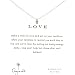 DOGEARED- Love Necklace Sterling Silver