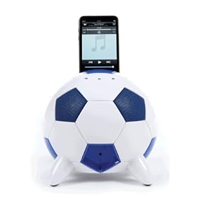 Speakal mi-Soccer 2.1 Stereo Speakers and Docking Station with 3 Speakers for iPod (Blue/White)