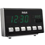 RCA RC10 AM/FM Alarm Clock Radio (Black)