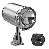 Jabsco 63022-0012 Marine 150 Remote Control Marine 6-Inch Spot and Flood Beam Searchlight (12/24-Volt, 15-Amp, 200000CP Spot, 50000CP Flood, Joystick Control