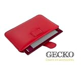 Die original GeckoCovers Universal H�lle f�r den Kindle Paperwhite , Kobo Glo , Sony PRS T1 und Sony PRS T2 , Amazon Kindle 4 , Amazon Kindle Touch , Kobo Touch and Icarus go E-Reader Ebook Cover H�lle Sleeve Universalh�lle rot / red - Mit original Gecko Applikationvon "Gecko"
