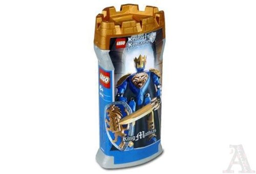 LEGO Knights Kingdom Series 2 Action Figure #8796 King Mathias Yellow
