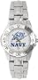Navy Naval Academy Midshipmen- United States Ladies Sports Steel Watch