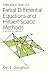 Book Introduction to Partial Differential Equations and Hilbert Space Methods
