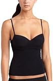 Hanro Women's Sensual Padded Bra Camisole,Black,34C
