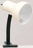 LAMPS BEAUTIFUL Contemporary Office or Home Study White Gooseneck Clip Reading Light by Litesource--Excellent customer service--see our feedback.