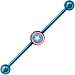 Captain America Anodized Industrial Barbell