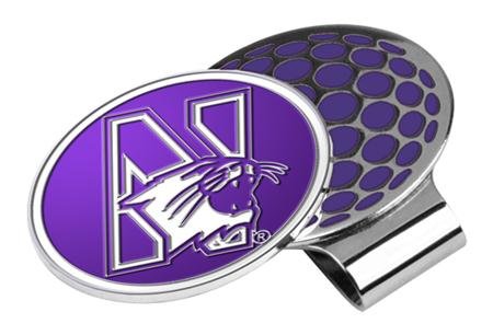 Northwestern Wildcats Nwu Ncaa Hat Golf Clip With Ball Marker