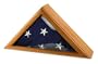 Cadet III Flag Display Case for 3ft x 5ft Flag in Oak