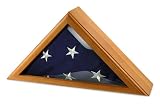 Cadet III Flag Display Case for 3ft x 5ft Flag in Oak
