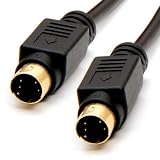 Buy 100' FT S-Video SVideo SVHS Cable 4-pin Male to Male DVD DSS HDTV 24K GOLD