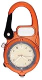 9250OX-orange clip-on watch
