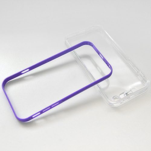 iPhone 6 Case,iPeli(TM)[Lumenair Series] LED Case iPhone 6 (4.7) Incoming Call Flash Hybrid Case Cover with PC Hard Back Case + Luminous Soft Bumper Frame Case For iPhone 6 (4.7 inch)(purple)