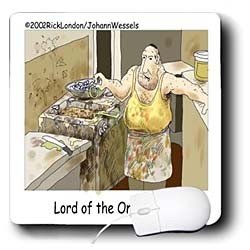 Cover image : Londons Times Famous People Places Books Cartoons - LORD OF THE ONION RINGS - Mouse Pads