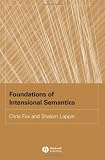 Foundations of Intensional Semantics