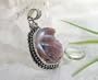 Completely Handcrafted - Designer Sterling Silver Rainbow Fire Mother Of Pearl Pendant